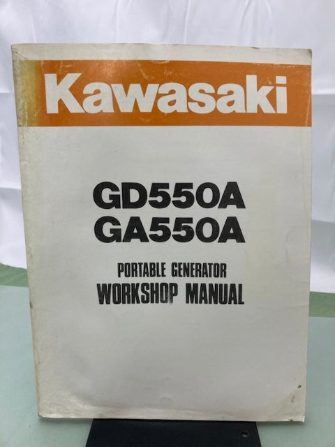 Kawasaki 99924-2019 GD550A GA550A Portable Generator Workshop Manual Genuine