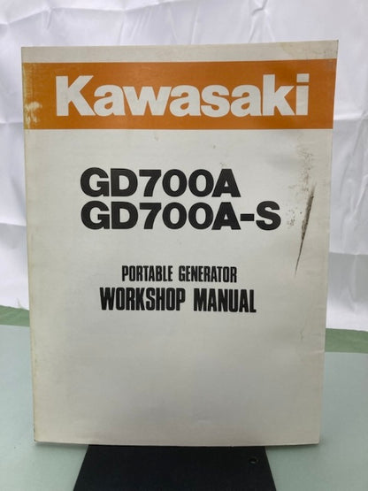 Kawasaki 99924-2014B GD700A GD700A-S Portable Generator Workshop Manual Genuine