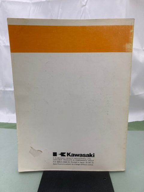 Kawasaki 99924-2008-03 GA1800A 2300A 3200A/AS Generator Workshop Manual Genuine