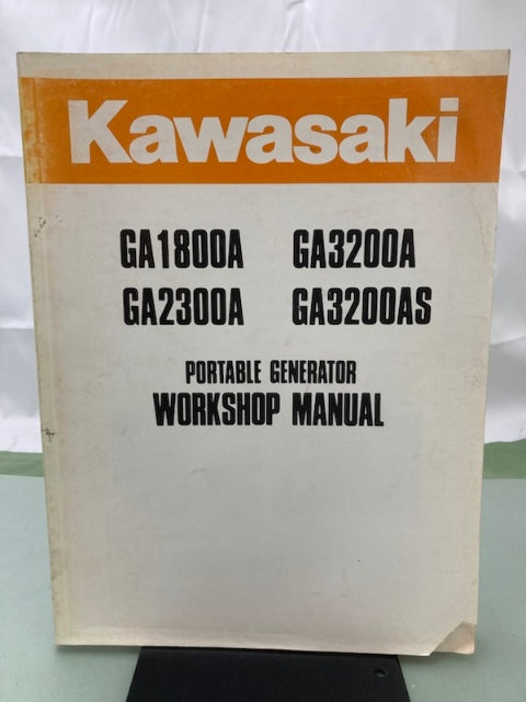 Kawasaki 99924-2008-03 GA1800A 2300A 3200A/AS Generator Workshop Manual Genuine