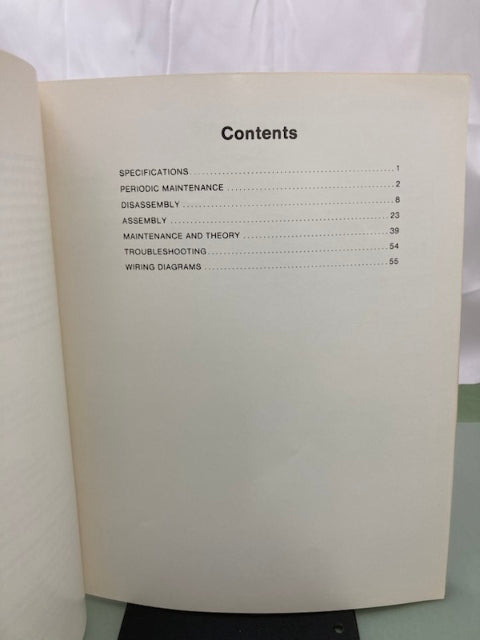Kawasaki 99964-0019-03 KG700B 1000B 1500B 2600B Service Manual 1981 Genuine