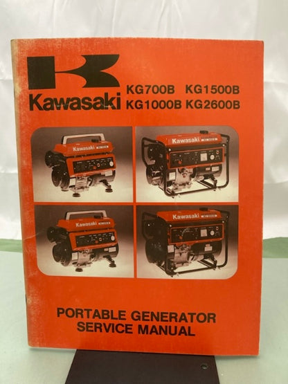 Kawasaki 99964-0019-03 KG700B 1000B 1500B 2600B Service Manual 1981 Genuine