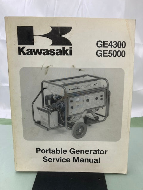 Kawasaki 99924-2040-01 GE4300 GE5000 Generator Service Manual 1993 Genuine