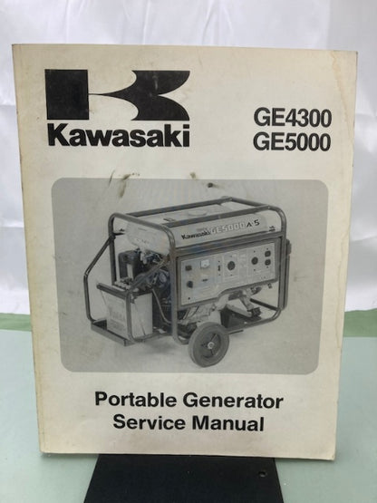 Kawasaki 99924-2040-01 GE4300 GE5000 Generator Service Manual 1993 Genuine