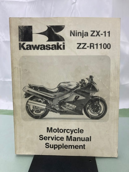 Kawasaki 99924-1127-54 Ninja ZX-11 ZZ-R1100 Service Manual Supplement 92 Genuine
