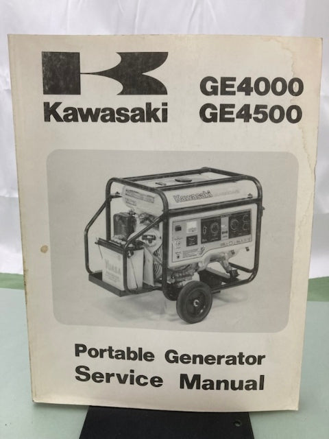 Kawasaki 99924-2022 GE4000 GE4500 Portable Generator Service Manual 1989 Genuine