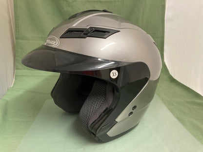 Gmax 72-4842XS Extra Small Open Face Helmet With Inner Tint Shield New Genuine