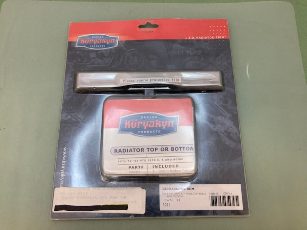Kuryakyn 3211 VTX Radiator Top or Bottom New Genuine