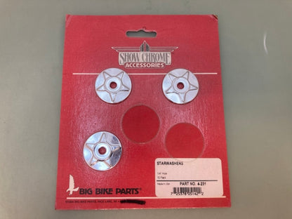 Show Chrome 4-231 Star Washer Set Incomplete Set New Genuine