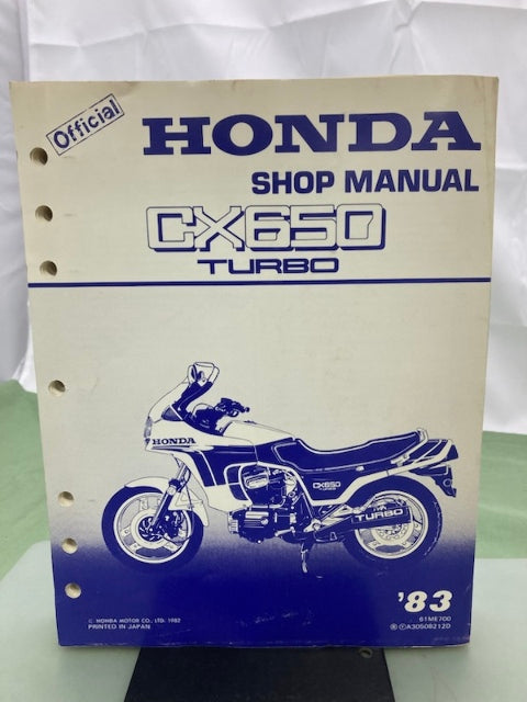 Honda 61ME700 CX650 Turbo Shop Manual '83 Genuine
