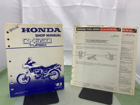 Honda 61ME700 CX650 Turbo Shop Manual '83 Genuine