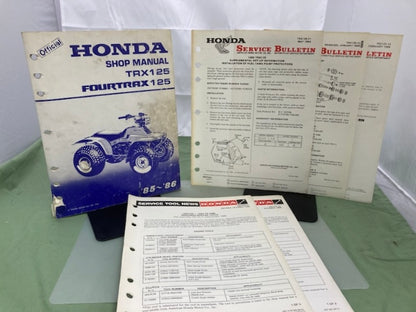Honda 61VM601 TRX125 FourTrax Shop Manual '85-'86 Genuine
