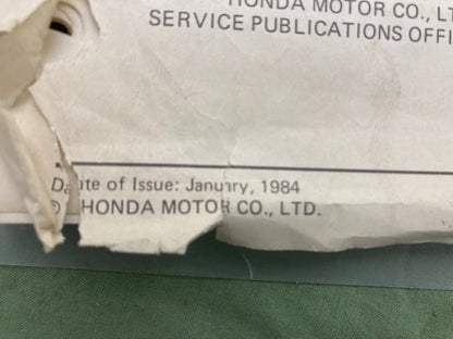 Honda 61KL300 XL350R Shop Manual '84 Genuine