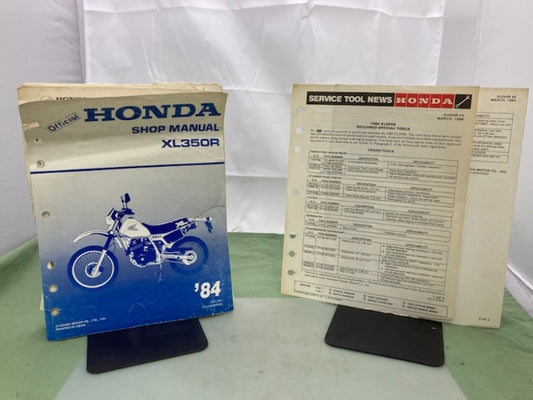 Honda 61KL300 XL350R Shop Manual '84 Genuine