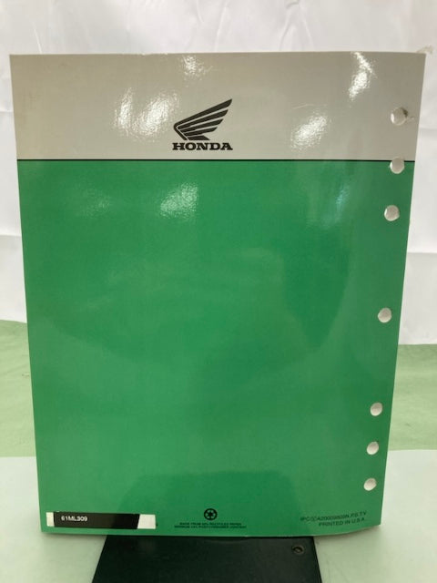 Honda 61ML309 CR500R Service Manual '92-'01 Genuine