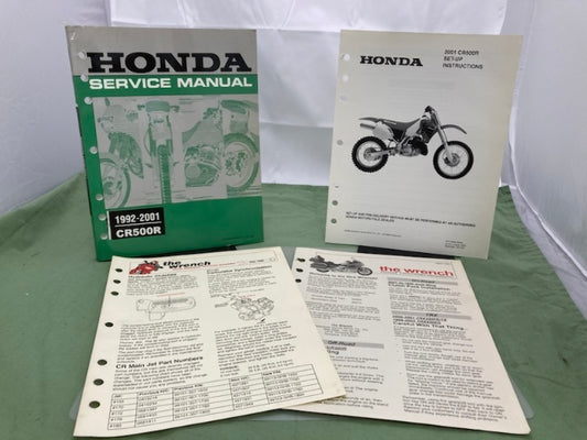Honda 61ML309 CR500R Service Manual '92-'01 Genuine