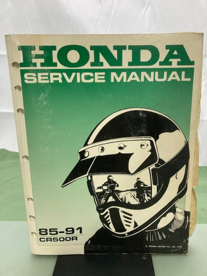 Honda 61KA509 CR500R Service Manual '85-'91 Genuine