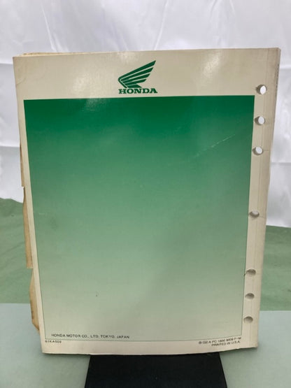 Honda 61KA509 CR500R Service Manual '85-'91 Genuine