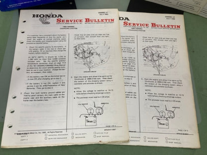 Honda 61ME503 CB550SC CB650SC NightHawk Shop Manual '83-'85 Genuine