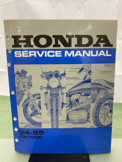 Honda 61MZ101 CB1000 Service Manual '94-'95 Genuine
