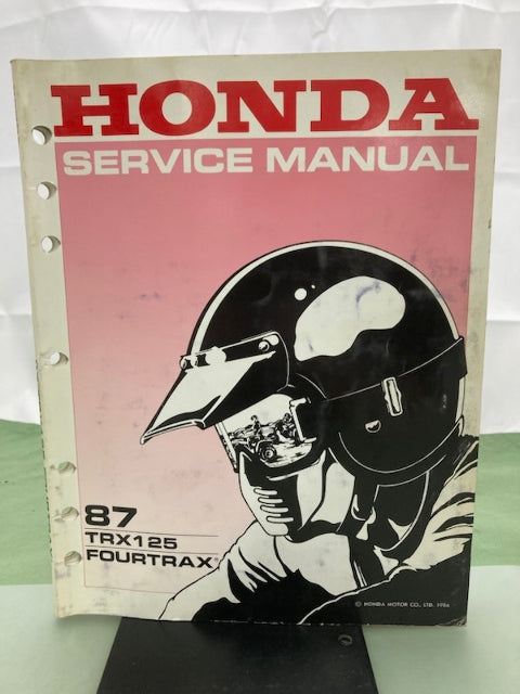 Honda 61HC300 TRX125 FourTrax Service Manual '87 Genuine