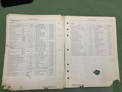 Honda 6136204 XL175 Shop Manual '77 Genuine