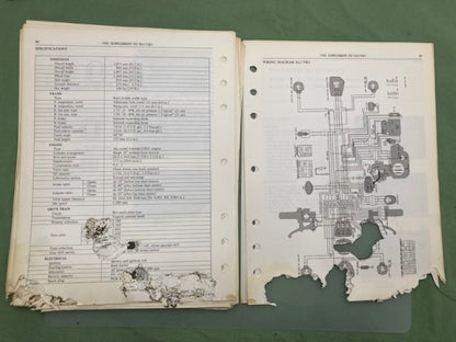 Honda 6136204 XL175 Shop Manual '77 Genuine
