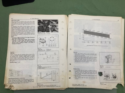 Honda 6136204 XL175 Shop Manual '77 Genuine