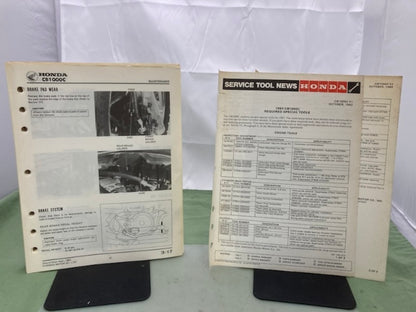 Honda 61MG100 CB1000C Shop Manual '83 Genuine Missing Pages