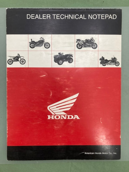 Honda MFS 9196 (0103) Dealer Technical Notepad '01 Genuine