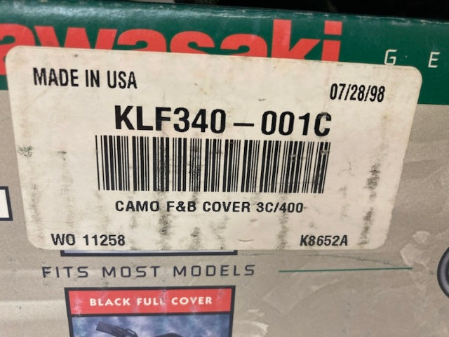 Kawasaki KLF340-001C Body Fender Covers New Genuine