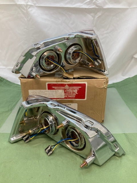 Show Chrome 52-736L Clear LED Trunk Lights for GL1800 New Genuine