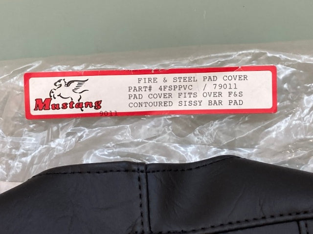 Mustang 79011 Fire & Steel Sissy Bar Pad Cover New Genuine