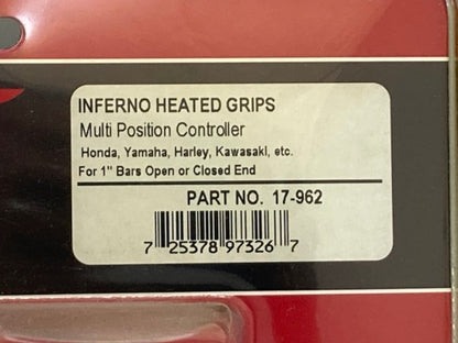 Show Chrome 17-962 Inferno Heated Grips New Genuine