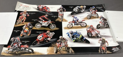 Honda Red Riders 2004 Red Line Report Poster Shop Sign Team Honda Ad 8433 Z4