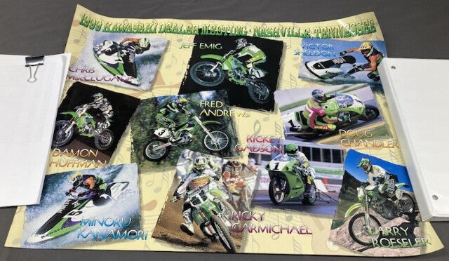 Kawasaki Green Team 1999 Poster Genuine