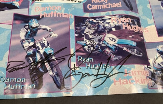 Team Kawasaki 1997 Dealer Show Promotional Poster Orlando, Florida 17"x 22.5"