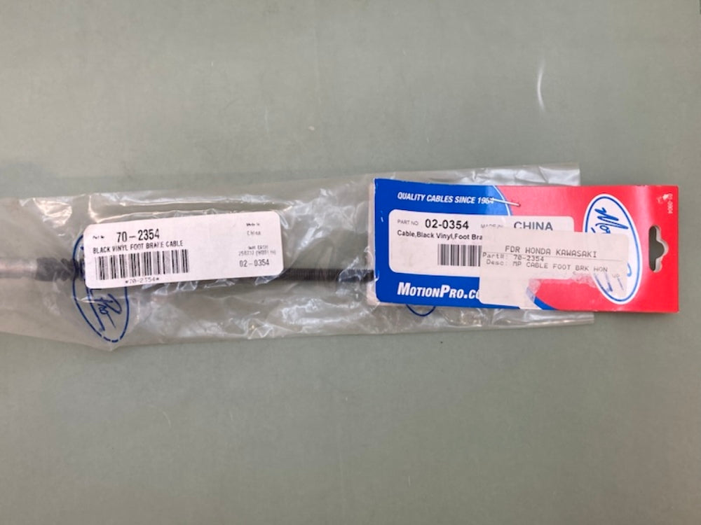 Motion Pro 02-0354 Cable, Foot Brake New Genuine