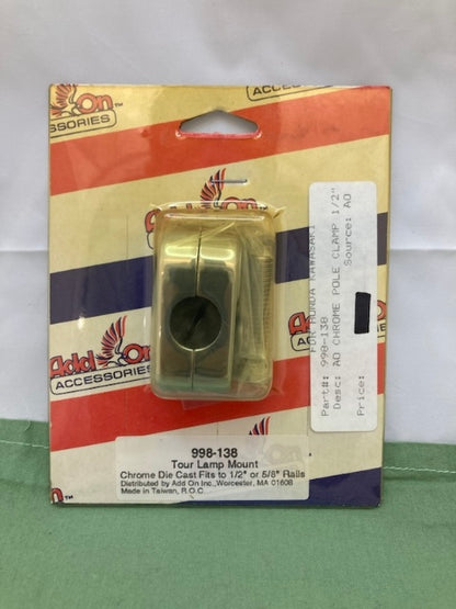 Add-On 998-138 Tour Lamp Mount Chrome New Genuine