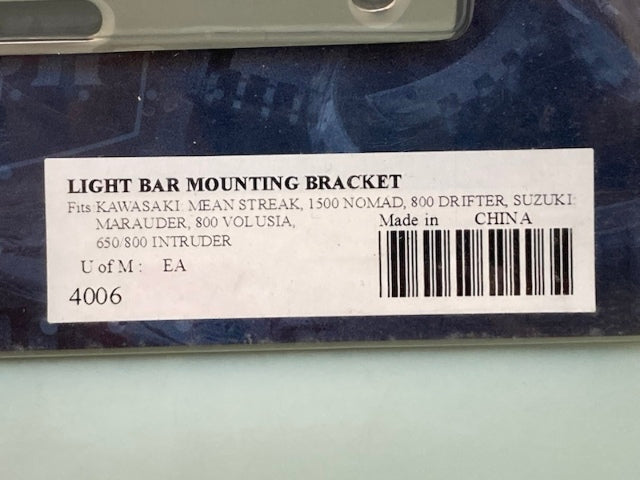 Kuryakyn 4006 Light Bar Mounting Bracket New Genuine