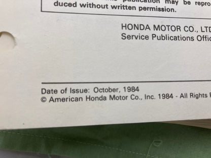 Honda 61MC003 CB/CM450'S Shop Manual '82 '83 & '85 Genuine