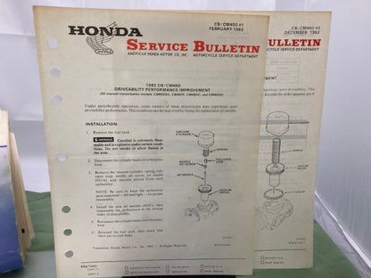 Honda 61MC003 CB/CM450'S Shop Manual '82 '83 & '85 Genuine