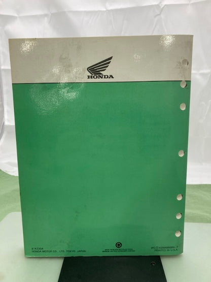 Honda 61KZ304 CR250R Service Manual '92-'96 Genuine