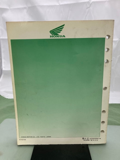 Honda 61KS705 CR250R Service Manual '86-'91 Genuine