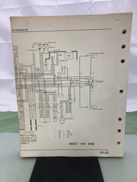 Honda 6141505 CX500 Deluxe Custom Shop Manual '78-'82 Genuine