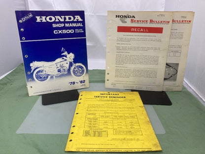 Honda 6141505 CX500 Deluxe Custom Shop Manual '78-'82 Genuine