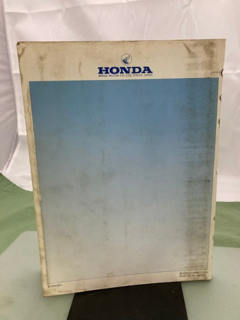 Honda 61MK801 VFR700F/FII VFR750F Interceptor Service Manual '86-'87 Genuine
