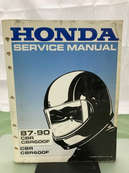 Honda 61MN402 CBR600F Service Manual '87-'90 Genuine