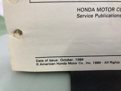 Honda 6143606 XL100S/XR100 Shop Manual '79-'85 Genuine