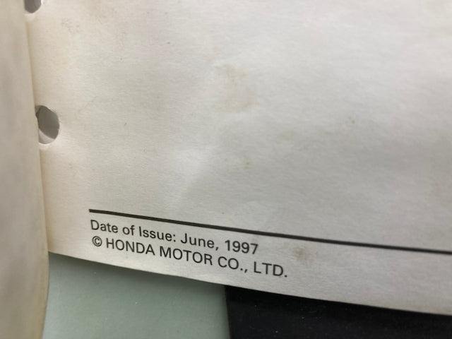 Honda 61MN112 XR600R Service Manual '88-'00 Genuine